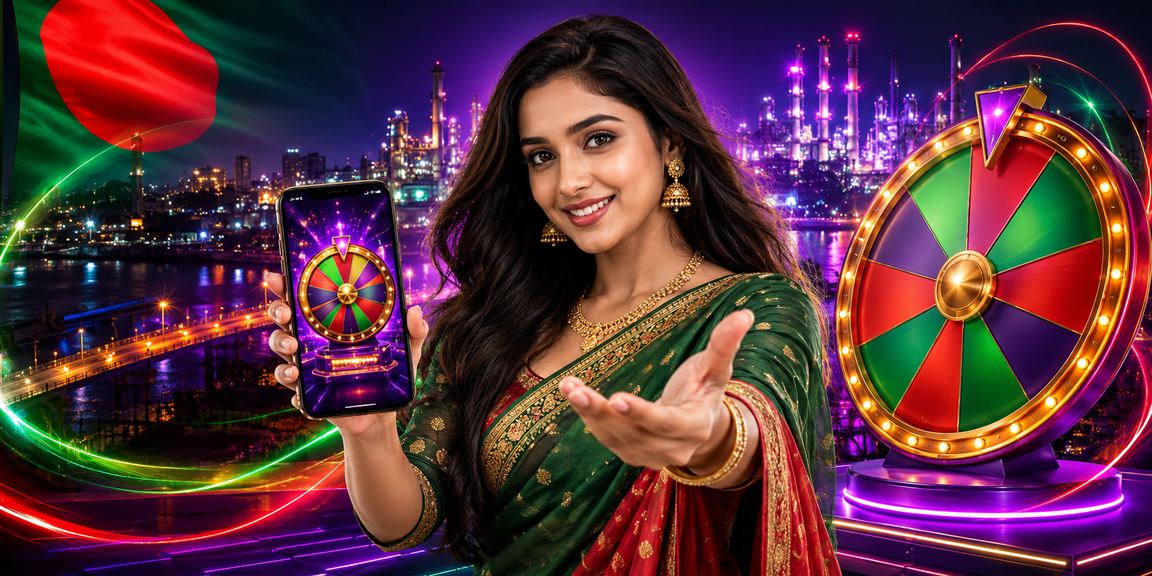 নারায়ণগঞ্জের লাকি ড্র অনুষ্ঠানে লাল-সবুজ রঙের পরিবেশ